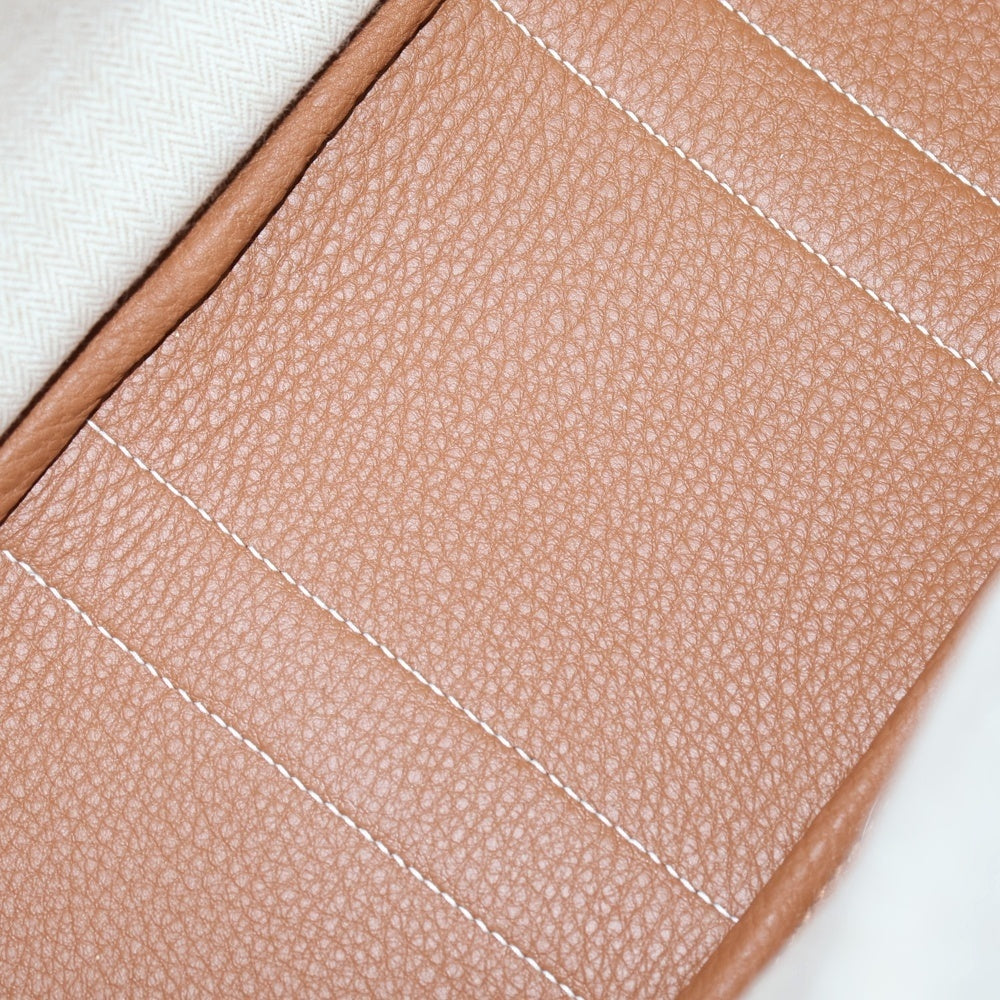 HERMES(エルメス) ガーデンパーティTPM トゴ ハンドバッグ トートバッグ ブラウン キャメル ゴールド シルバー金具 W刻印