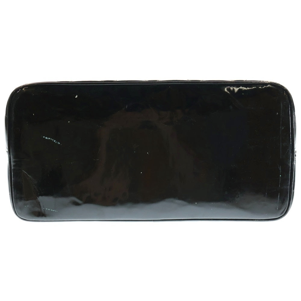 CHANEL(シャネル) ココマーク 復刻トート トートバッグ ハンドバッグ ブラック シルバー金具 エナメル