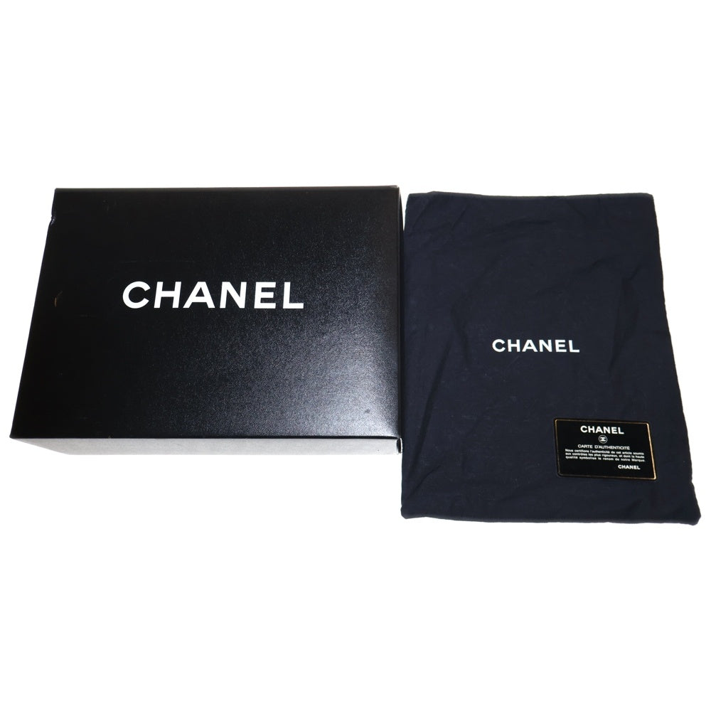 CHANEL(シャネル) マトラッセ ココマーク ラムスキン プッシュロック ラムスキン GD金具 Sフラップレザーチェーンショルダーバッグ ブラック