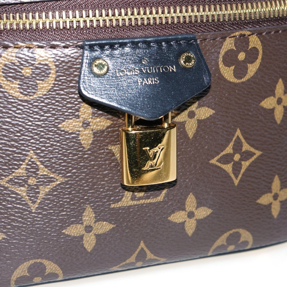 LOUIS VUITTON(ルイヴィトン) モノグラム ヴァニティ NV PM 2WAYバッグ ショルダーバッグ チェーンバッグ ミニバッグ ブラウン×ブラック ゴールド金具 レザー×PVC M47128