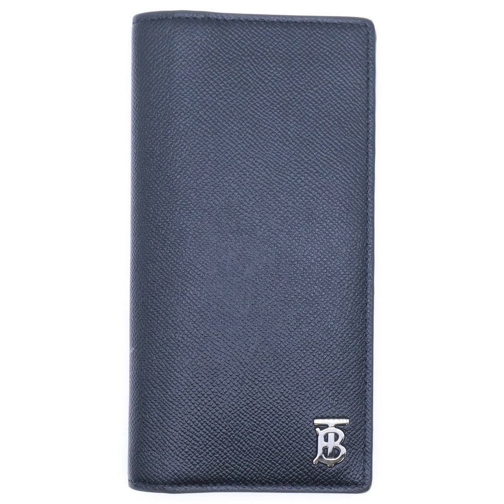 BURBERRY(バーバリー) TBロゴ コンチネンタルウォレット レザーロングウォレット 二つ折り長財布 ブラック 8062692