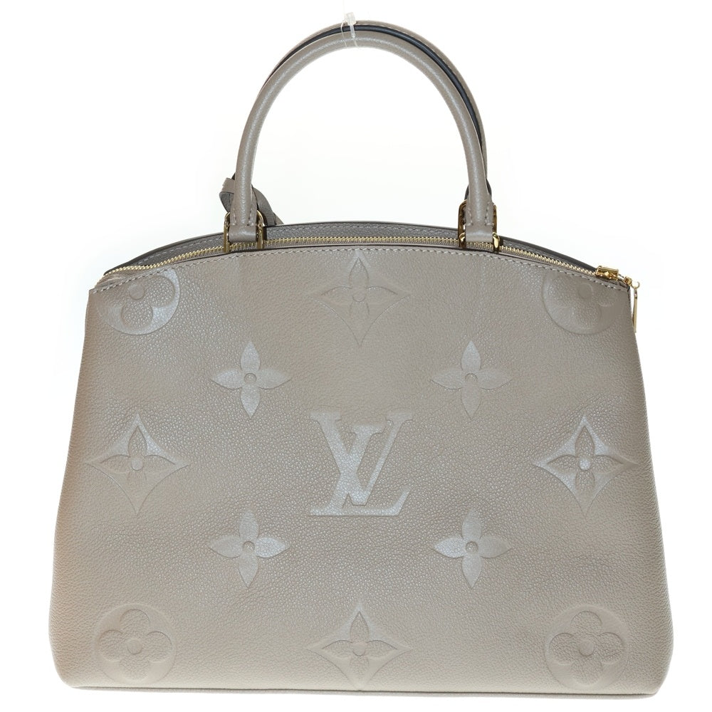 LOUIS VUITTON(ルイヴィトン) グラン パレ MM モノグラム アンプラント エンボスレザー 2WAY ハンド ショルダーバッグ ゴールド金具 ベージュ M45833