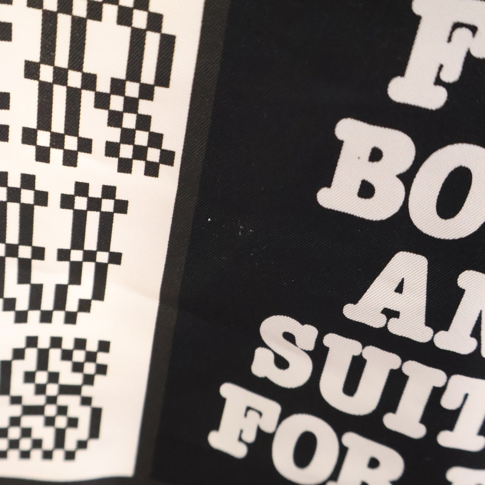 LOUIS VUITTON(ルイヴィトン) 24SS ロゴ グラフィック総柄プリント シルクブレンド フーデッド オーバーサイズ 長袖シャツ マルチカラー ホワイト/ブラック RM241M FWB HQS09W