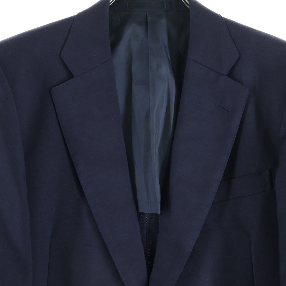 BURBERRY(バーバリー) ゴールドボタン ウール 2B テーラードジャケット ブレザー ネイビー