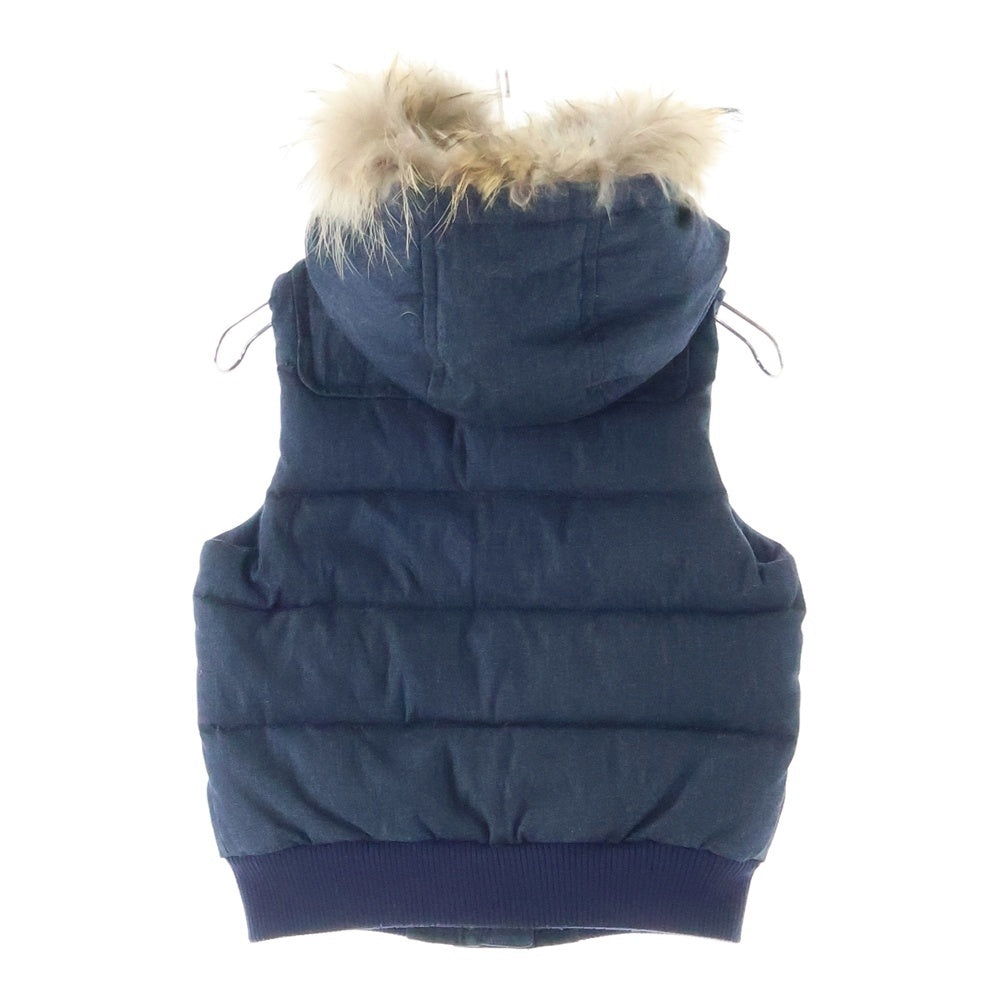 BURBERRY BLUE LABEL ダウンベスト 38 ホワイト バーバリーブルーレーベル/ダウンベスト/白×マルチ/サイズ：38の買取