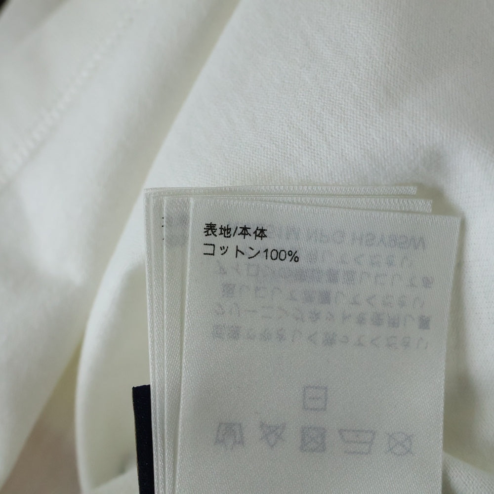 LOUIS VUITTON(ルイヴィトン) 25SS エンベリッシュド グラフィックプリント ビジュー ラインストーン ロゴ クルーネック 半袖Tシャツ カットソー ホワイト RM251M NPG HSY95W