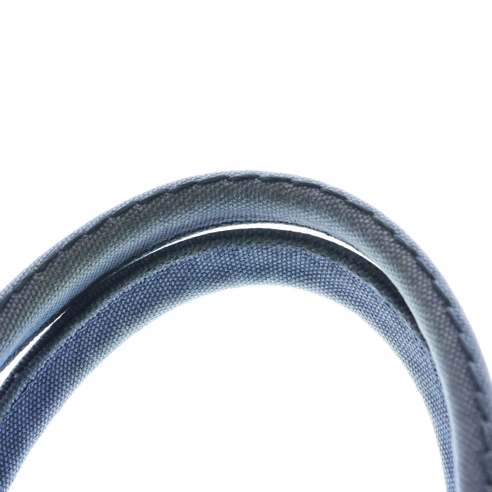 PRADA(プラダ) カナパ 2WAYハンドバッグ ショルダーバッグ ブルー キャンバス B2439G ゴールド金具