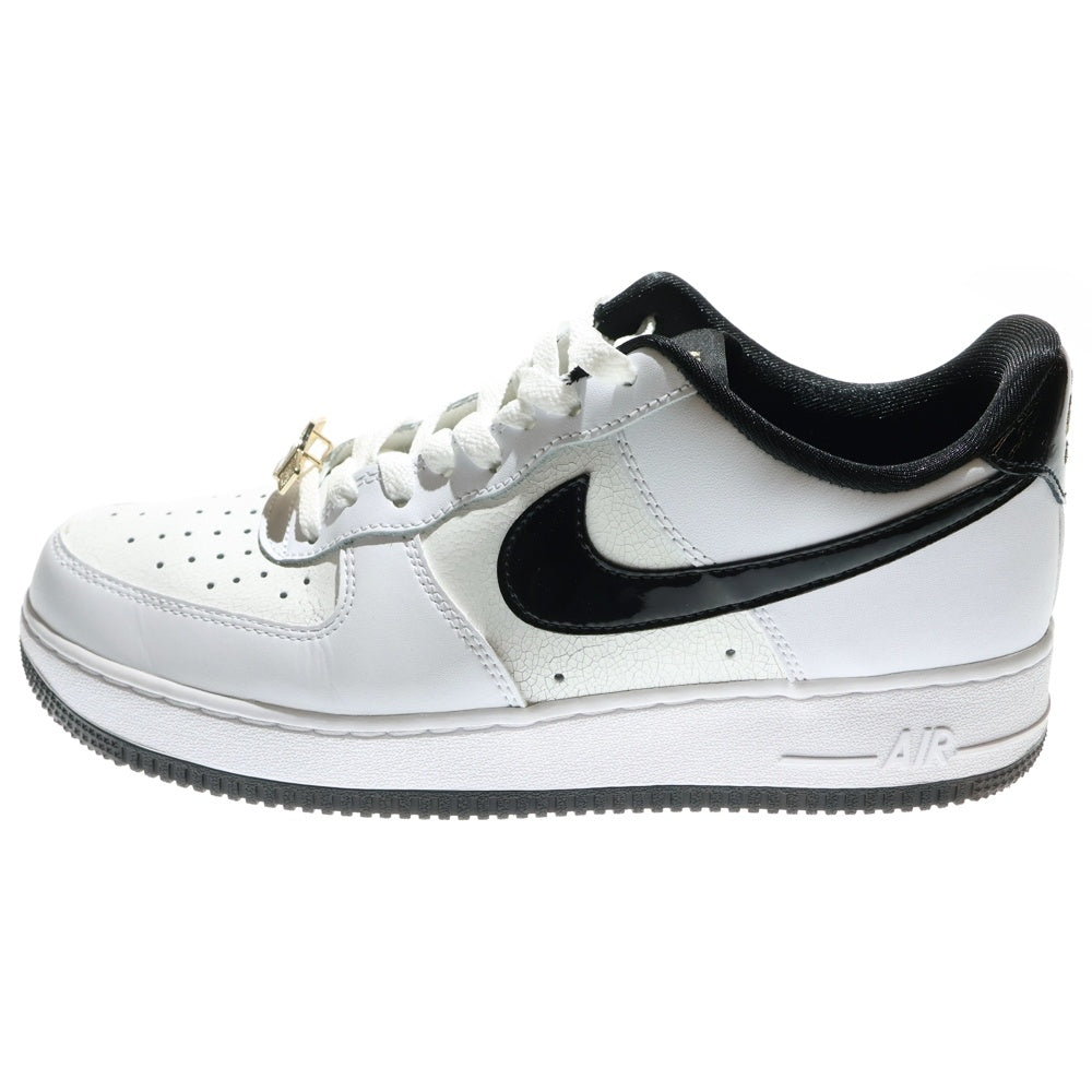 NIKE(ナイキ) AIR FORCE 1 '07 EMB WORLD CHAMP エアフォース 1 ワールドチャンプ ローカットスニーカー ホワイト/ブラック US9.5/27.5cm DR9866-100