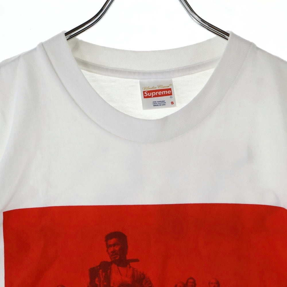 SUPREME(シュプリーム) 16AW ×UNDERCOVER Seven Samurai Tee アンダーカバー セブンサムライ ロゴプリント クルーネック 半袖Tシャツ カットソー ホワイト/レッド