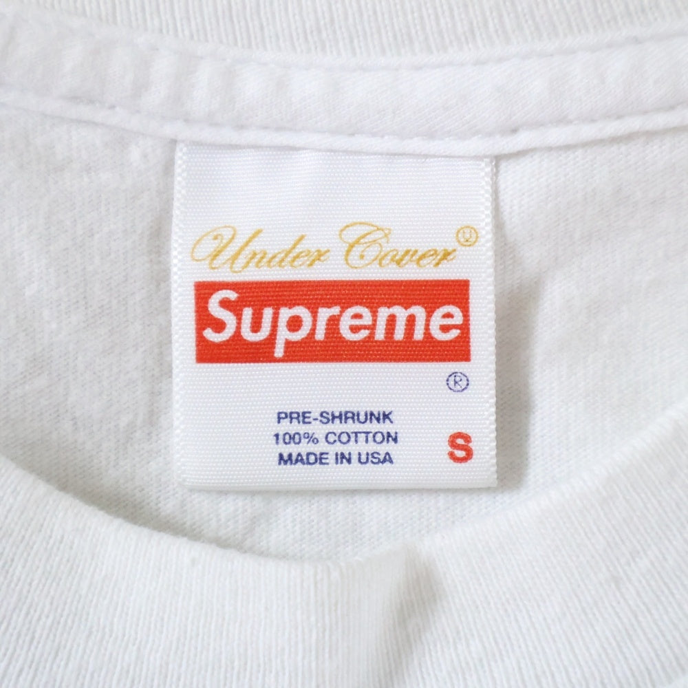 SUPREME(シュプリーム) 16AW ×UNDERCOVER Seven Samurai Tee アンダーカバー セブンサムライ ロゴプリント クルーネック 半袖Tシャツ カットソー ホワイト/レッド