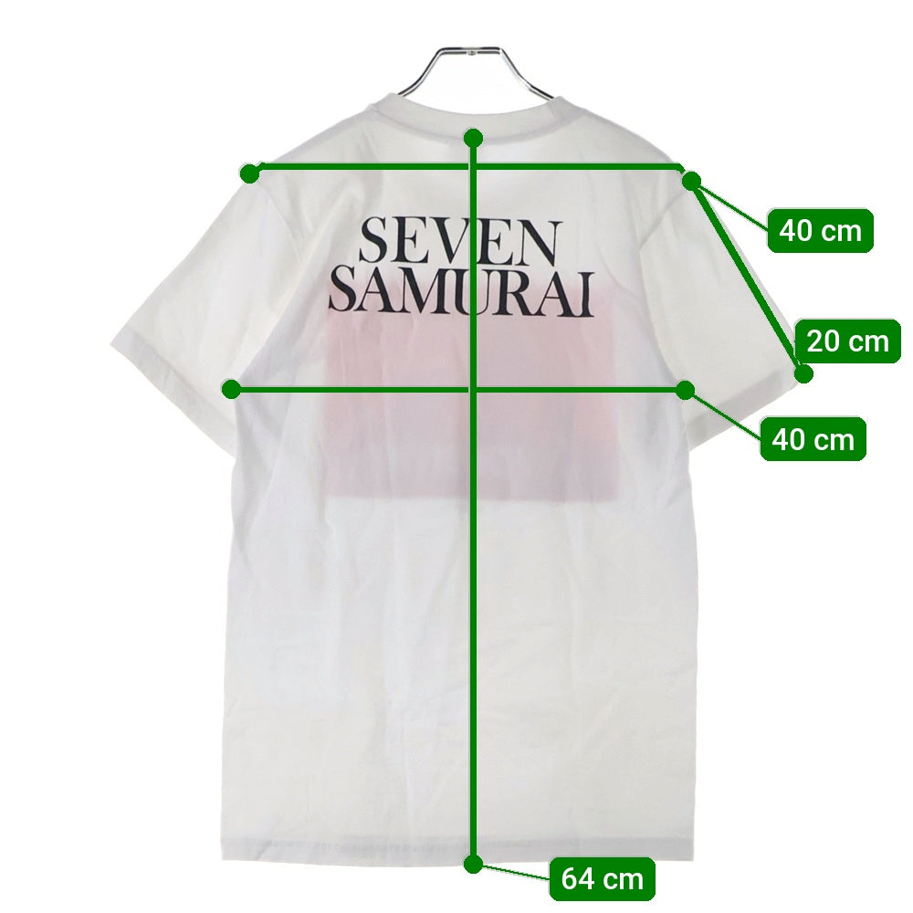 SUPREME(シュプリーム) 16AW ×UNDERCOVER Seven Samurai Tee アンダーカバー セブンサムライ ロゴプリント クルーネック 半袖Tシャツ カットソー ホワイト/レッド