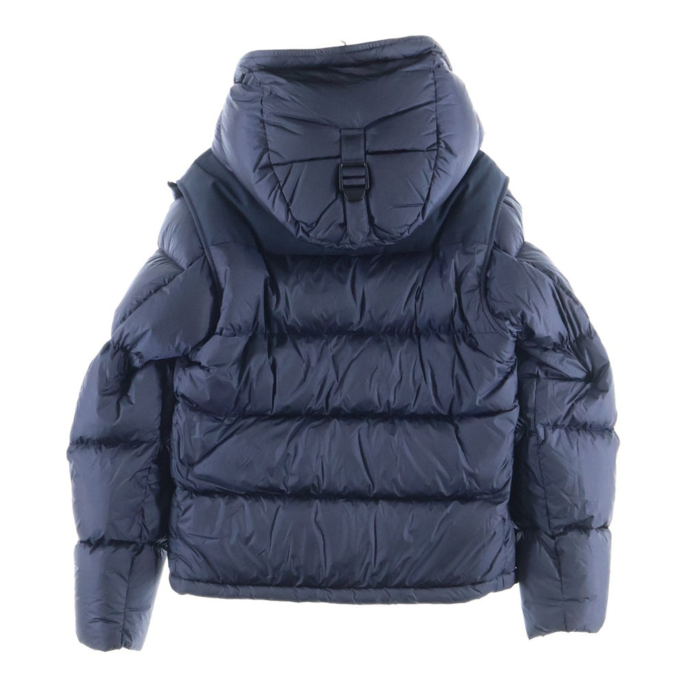 BURBERRY(バーバリー) LOCKWELL ノバチェック 2WAYフードジャケット ベスト ネイビー 8013732