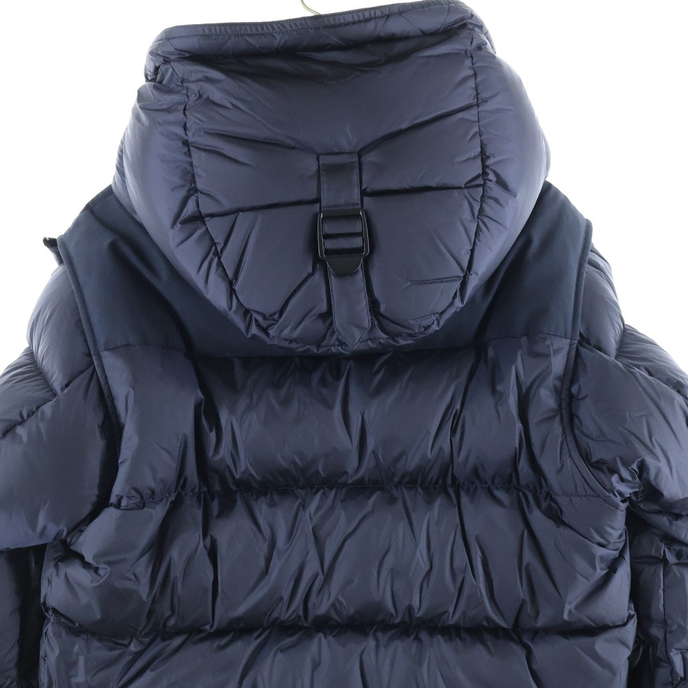 BURBERRY(バーバリー) LOCKWELL ノバチェック 2WAYフードジャケット ベスト ネイビー 8013732