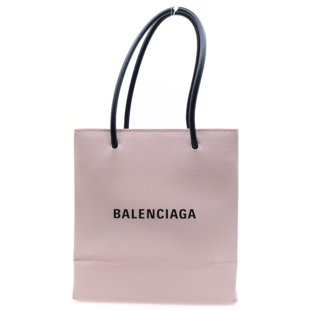 BALENCIAGA(バレンシアガ) ショッピングトート 2WAYバッグ ミニトートバッグ ショルダーバッグ ハンドバッグ ライトピンク レザー 597858 シルバー金具