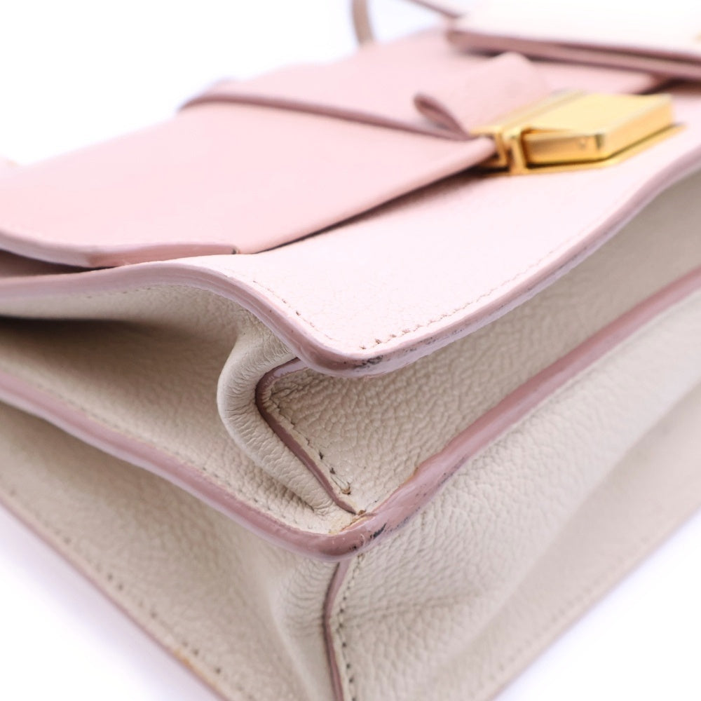 miumiu(ミュウミュウ) マドラス ショルダーバッグ ミニバッグ ピンク レザー 5BH609 ゴールド金具