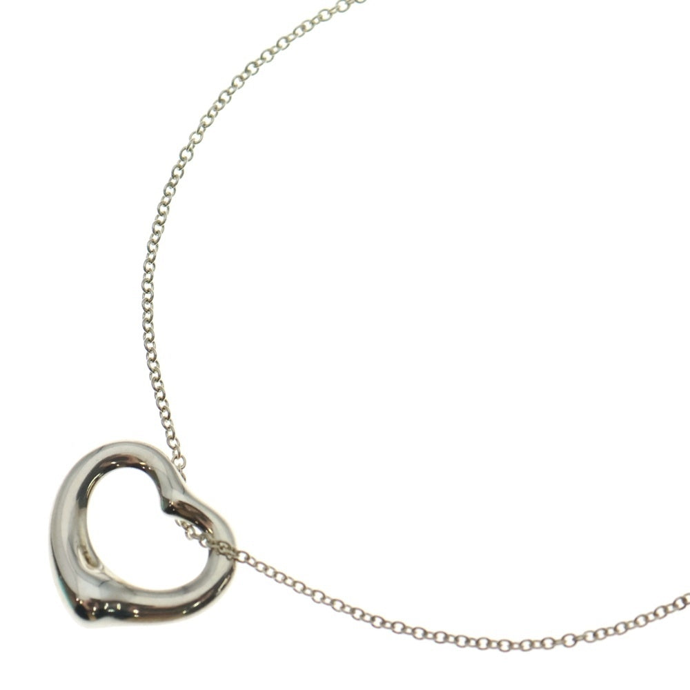 TIFFANY & Co.(ティファニー) オープンハート ネックレス ペンダント チェーン シルバー AG925