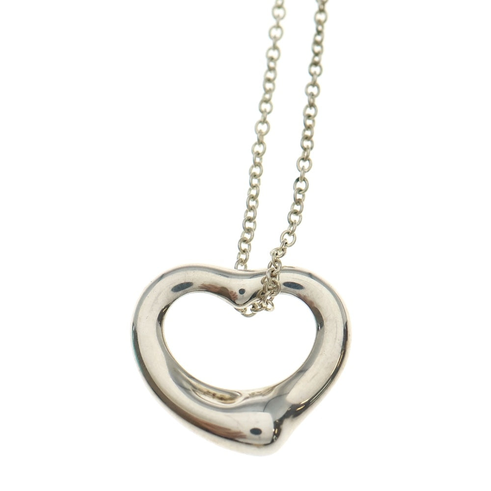 TIFFANY & Co.(ティファニー) オープンハート ネックレス ペンダント チェーン シルバー AG925