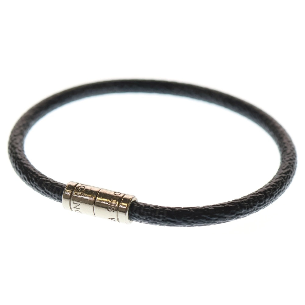 LOUIS VUITTON(ルイヴィトン) ダミエグラフィット ブラスレ ブレスレット ブラック M6140E シルバー金具
