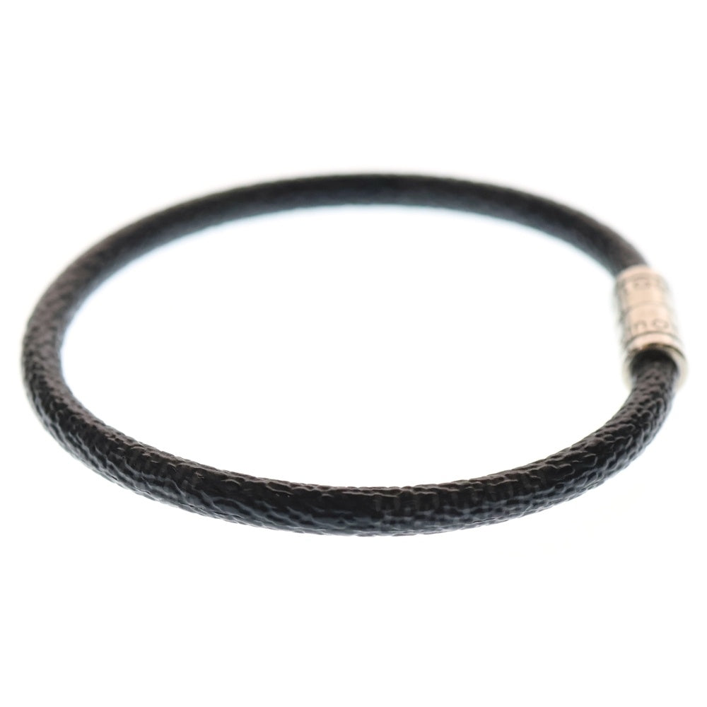 LOUIS VUITTON(ルイヴィトン) ダミエグラフィット ブラスレ ブレスレット ブラック M6140E シルバー金具