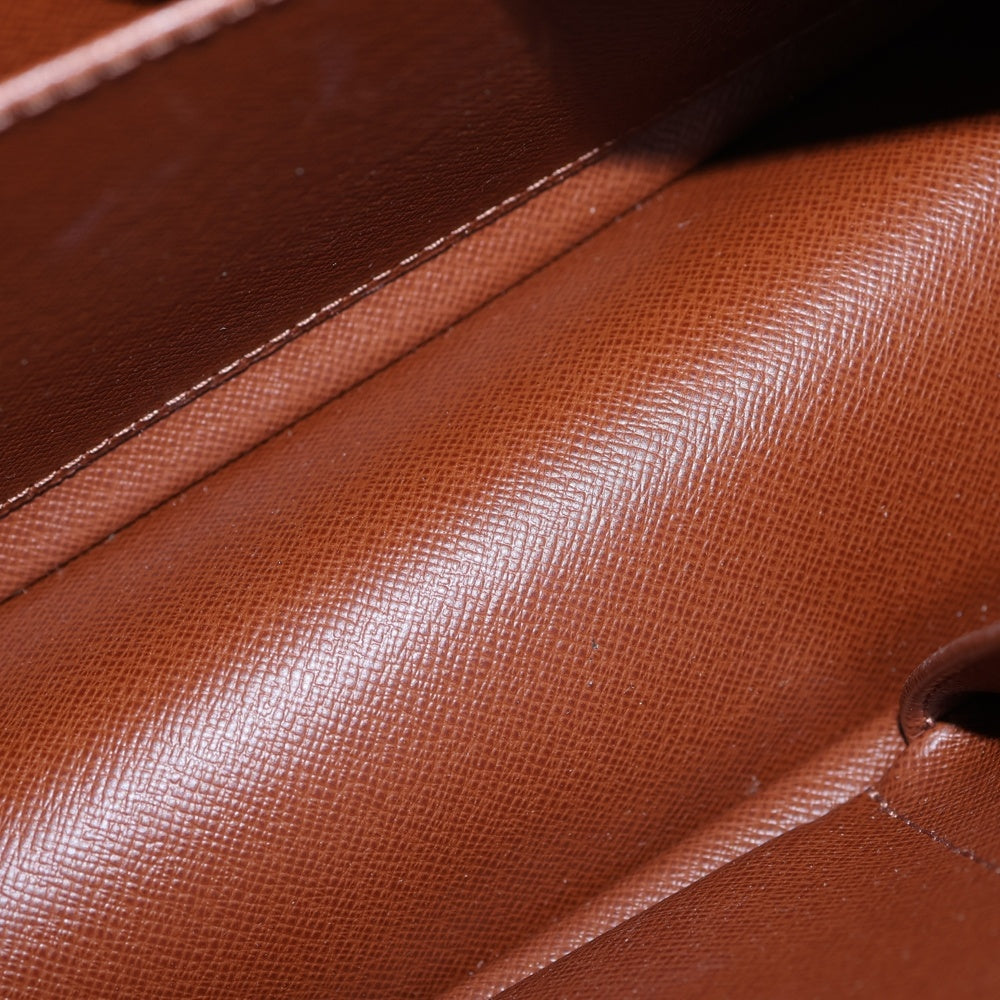 LOUIS VUITTON(ルイヴィトン) モノグラム シテMM ハンドバッグ ブラウン レザー×PVC M51182 ゴールド金具