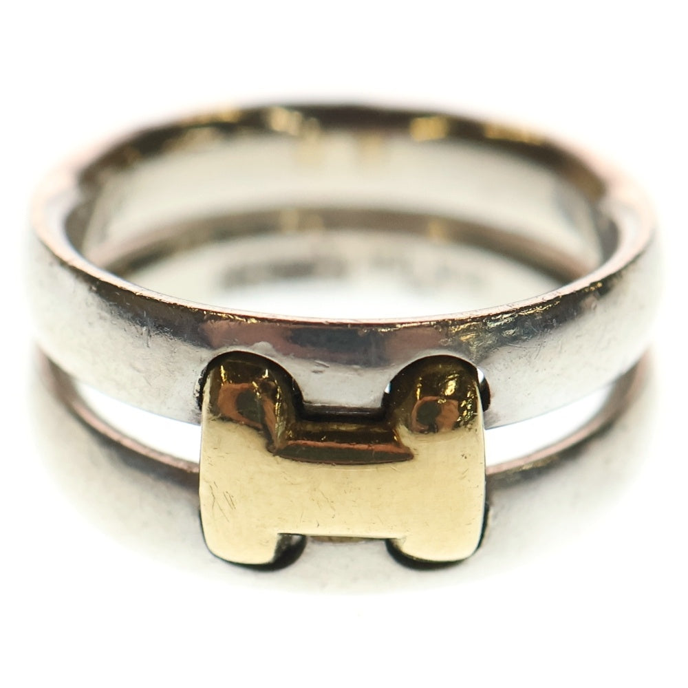 ジャンク品　エルメスオランプ ゴールド/シルバー925 コンビリング ジャンク品 エルメスオランプ ゴールド/シルバー925 コンビリング