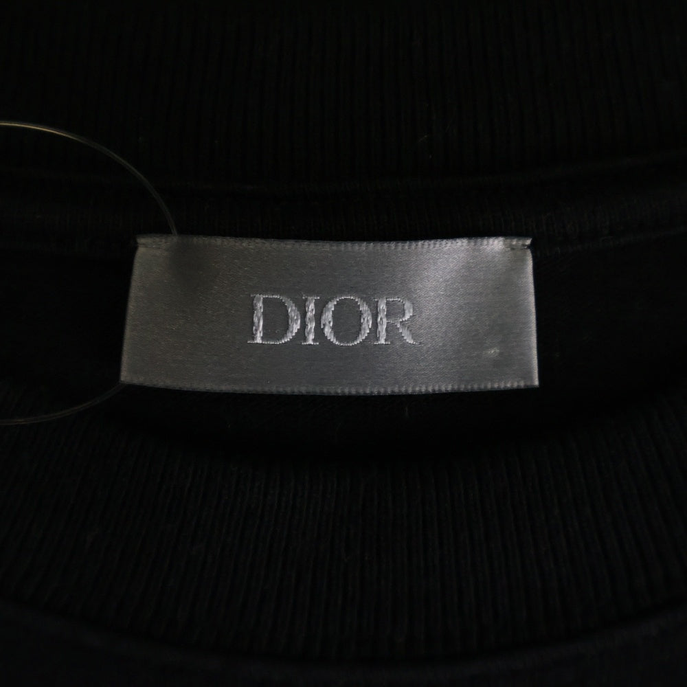Christian Dior(クリスチャンディオール) Christian Dior Couture クルーネックロゴ半袖Tシャツカットソー ブラック 443J696A0554