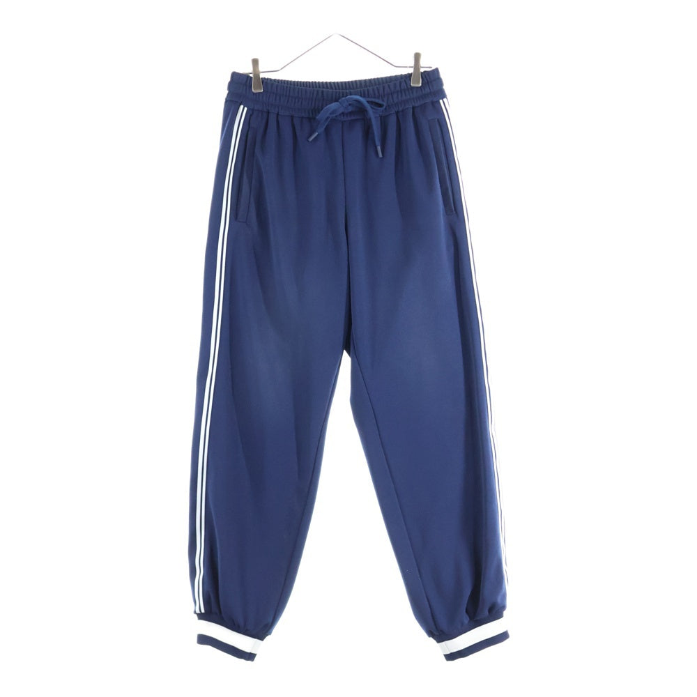 GUCCI(グッチ) 24AW テクニカルジャージー サイドラインロゴトラックパンツ ブルー/ホワイト 787942-XJGJ5