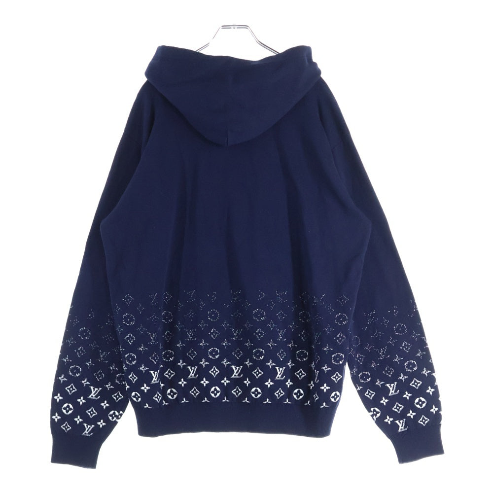 LOUIS VUITTON(ルイヴィトン) 24AW モノグラム グラディエント コットンフーデッドスウェットパーカー ネイビー RM242MQ USO HQN43W