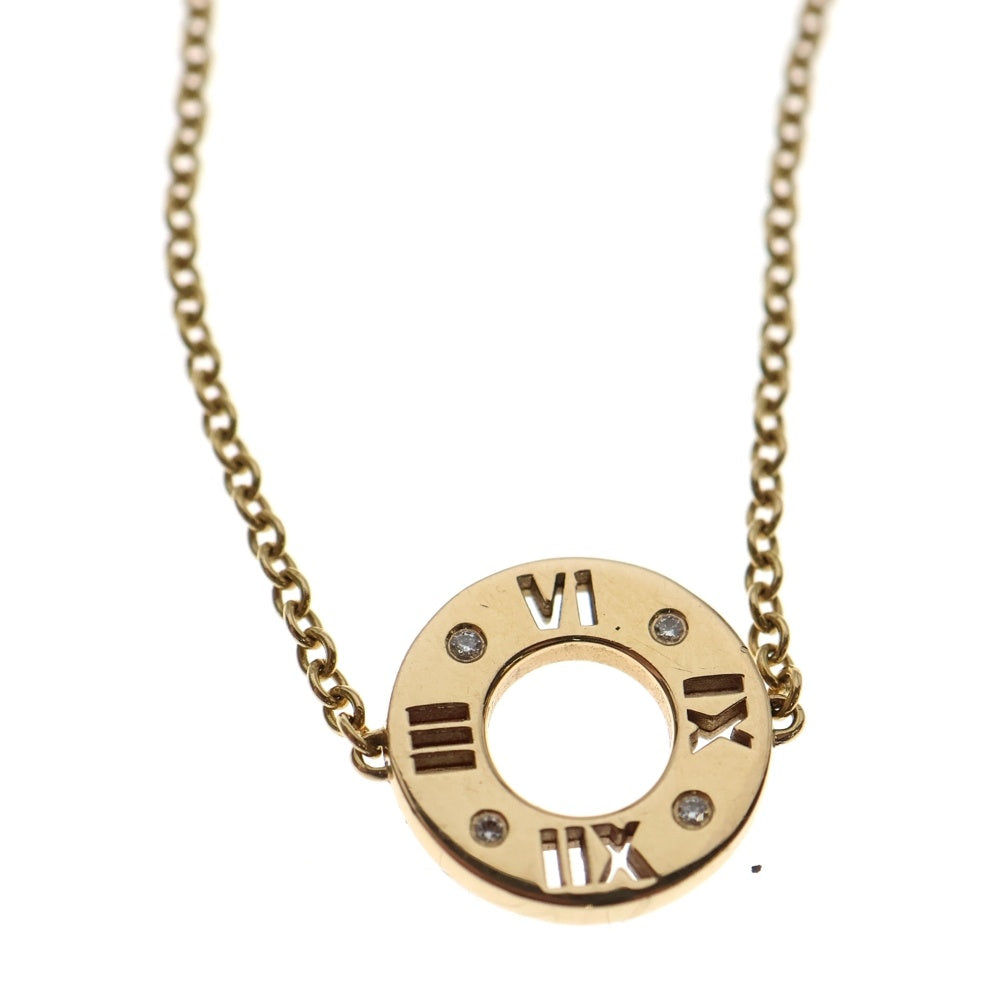 TIFFANY & Co.(ティファニー) アトラス ピアスド サークル ブレスレット ダイヤモンド Au750 K18 YG イエローゴールド レディース