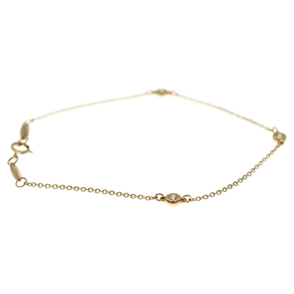 TIFFANY & Co.(ティファニー) バイザヤード 3Pダイヤ ブレスレット Au750 K18 PG ピンクゴールド レディース