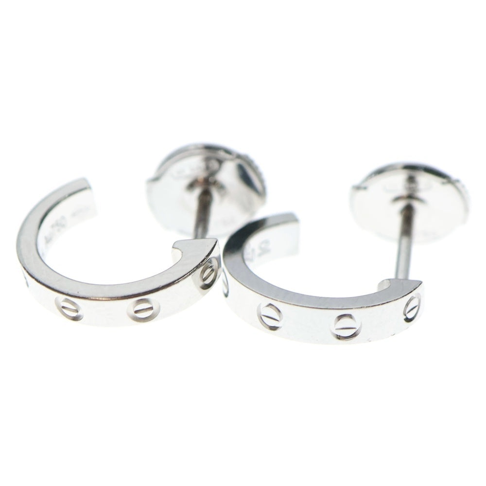 Cartier(カルティエ) ミニ ラブピアス Au750 K18 WG ホワイトゴールド レディース