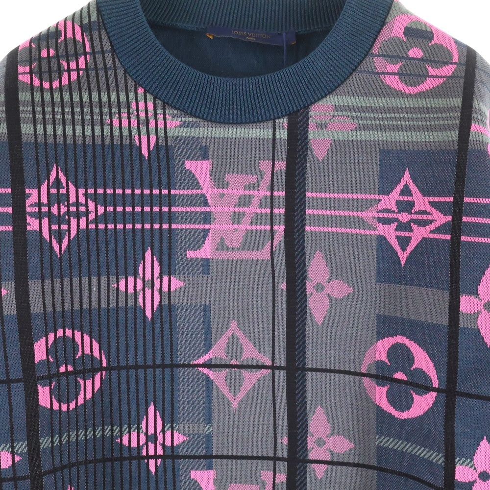 LOUIS VUITTON(ルイヴィトン) 21SS チェック モノグラム総柄ジャガード