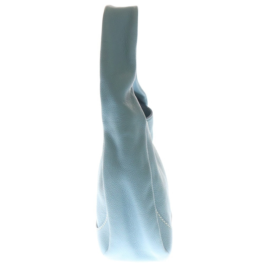 TOD'S(トッズ) シャツ ホーボー ワンハンドルバッグ ブルー レザー レディース