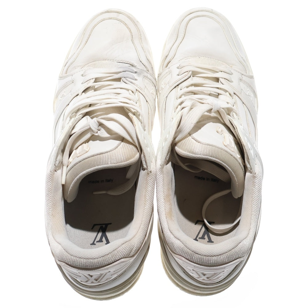 LOUIS VUITTON(ルイヴィトン) LVトレーナー レザー レースアップ ローカットシューズ スニーカー ホワイト