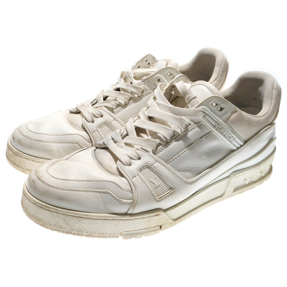 LOUIS VUITTON(ルイヴィトン) LVトレーナー レザー レースアップ ローカットシューズ スニーカー ホワイト