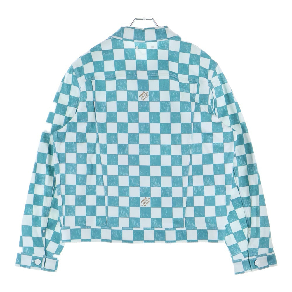 LOUIS VUITTON(ルイヴィトン) 21AW ダミエデニムチェッカートラッカージャケット RM2129 IM3 HLA20W