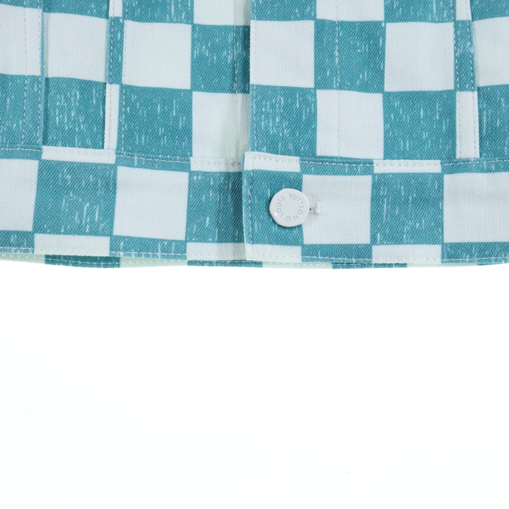 LOUIS VUITTON(ルイヴィトン) 21AW ダミエデニムチェッカートラッカージャケット RM2129 IM3 HLA20W