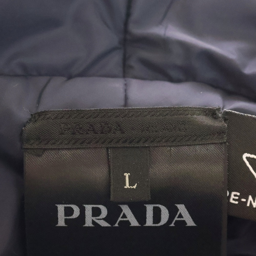 PRADA(プラダ) パテッド バケットハット ネイビー リナイロン #L 2HC248