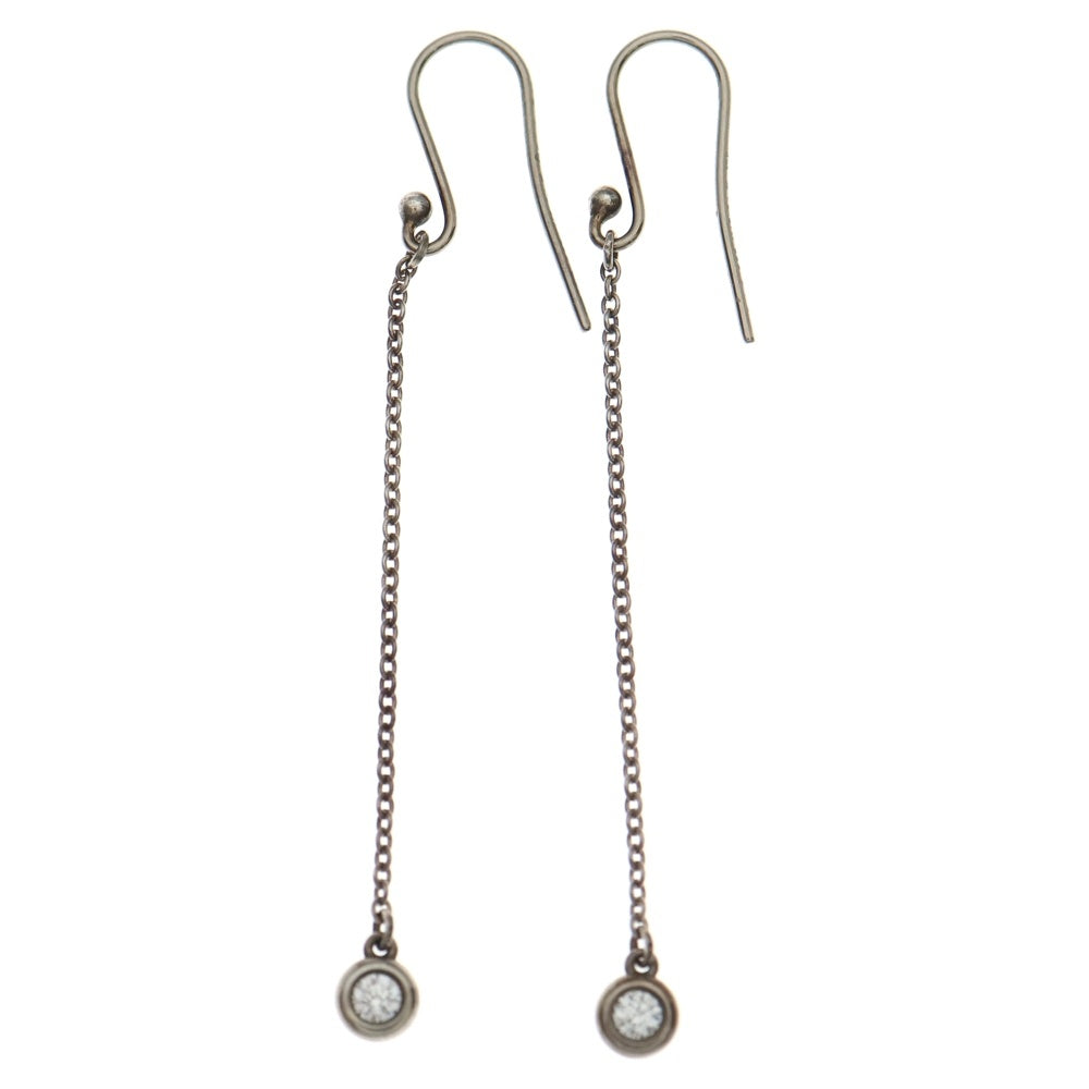 TIFFANY & Co.(ティファニー) バイザヤード ダイヤ フックピアス シルバー SV925