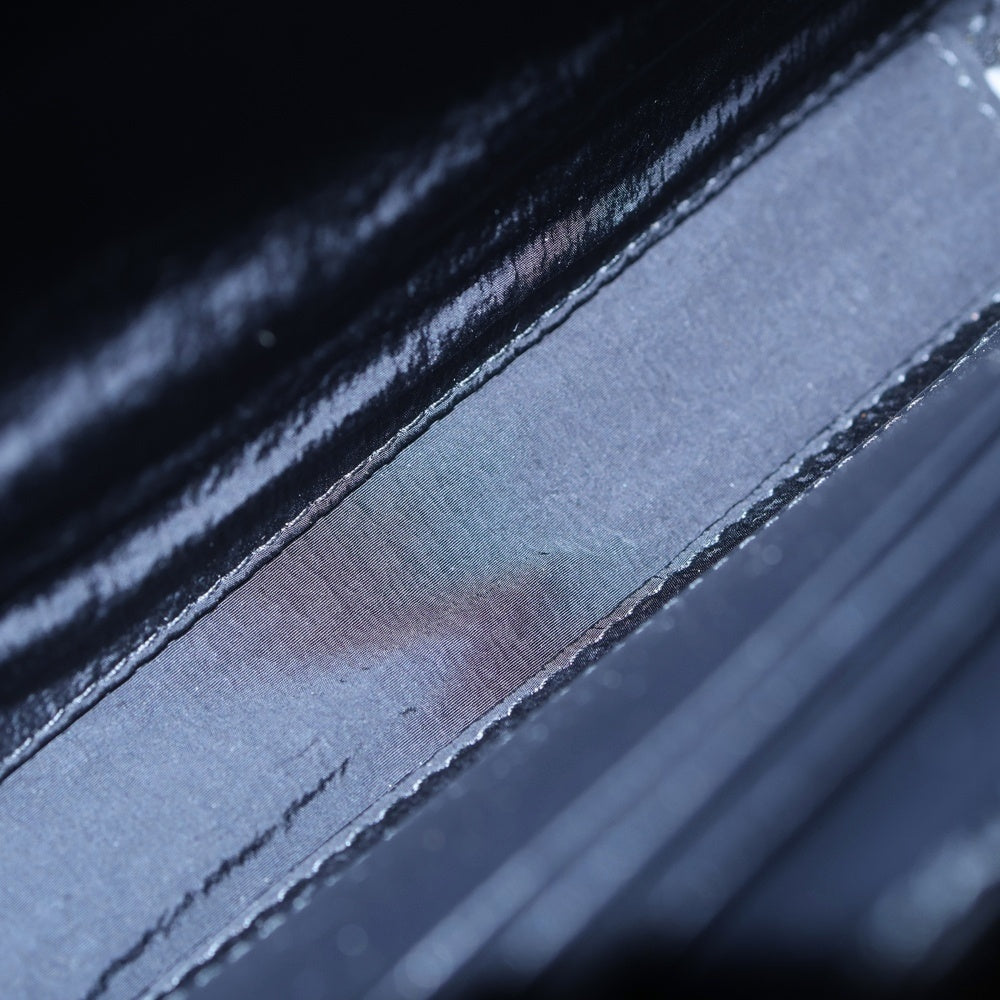 BOTTEGA VENETA(ボッテガヴェネタ) イントレチャート ショルダーバッグ ブラック ラバー×レザー 778706