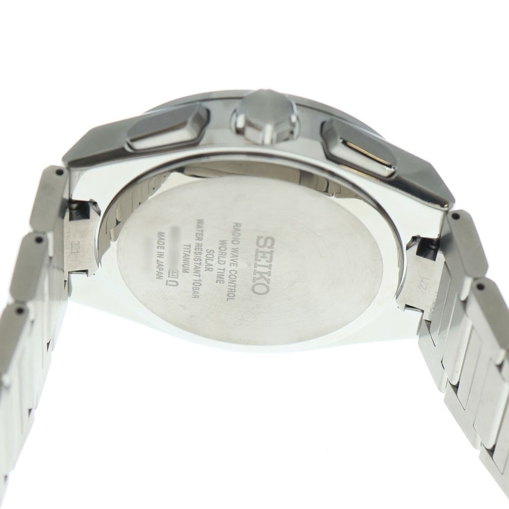 SEIKO(セイコー) SBXY037 ASTRON アストロン ネクスター ネイビー文字盤 SS/電波ソーラー 腕時計