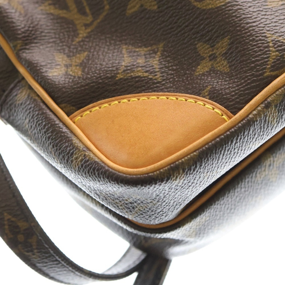 LOUIS VUITTON(ルイヴィトン) モノグラム アマゾン ショルダーバッグ ミニバッグ ブラウン レザー×PVC M45236 ゴールド金具 レディース
