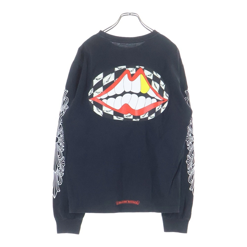CHROME HEARTS(クロムハーツ) ×MATTY BOY 99 Eyes Chomper L/S Tee マッティボーイ 99アイズチョンパー バックプリント ロングスリーブ 長袖 Tシャツ カットソー ブラック