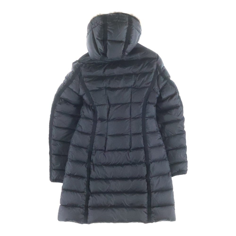 MONCLER(モンクレール) 19AW HERMIFUR エルミファー フーデッド ジップアップ ダウン ロング ジャケット ブラック レディース E20934990015 53048