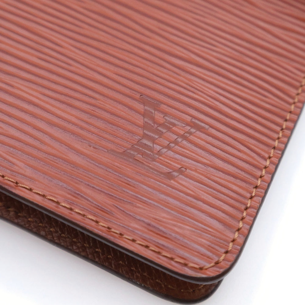 LOUIS VUITTON(ルイヴィトン) エピ アジェンダMM バインダー ブックカバー 手帳カバー ノート ブラウン レザー R2004E レディース