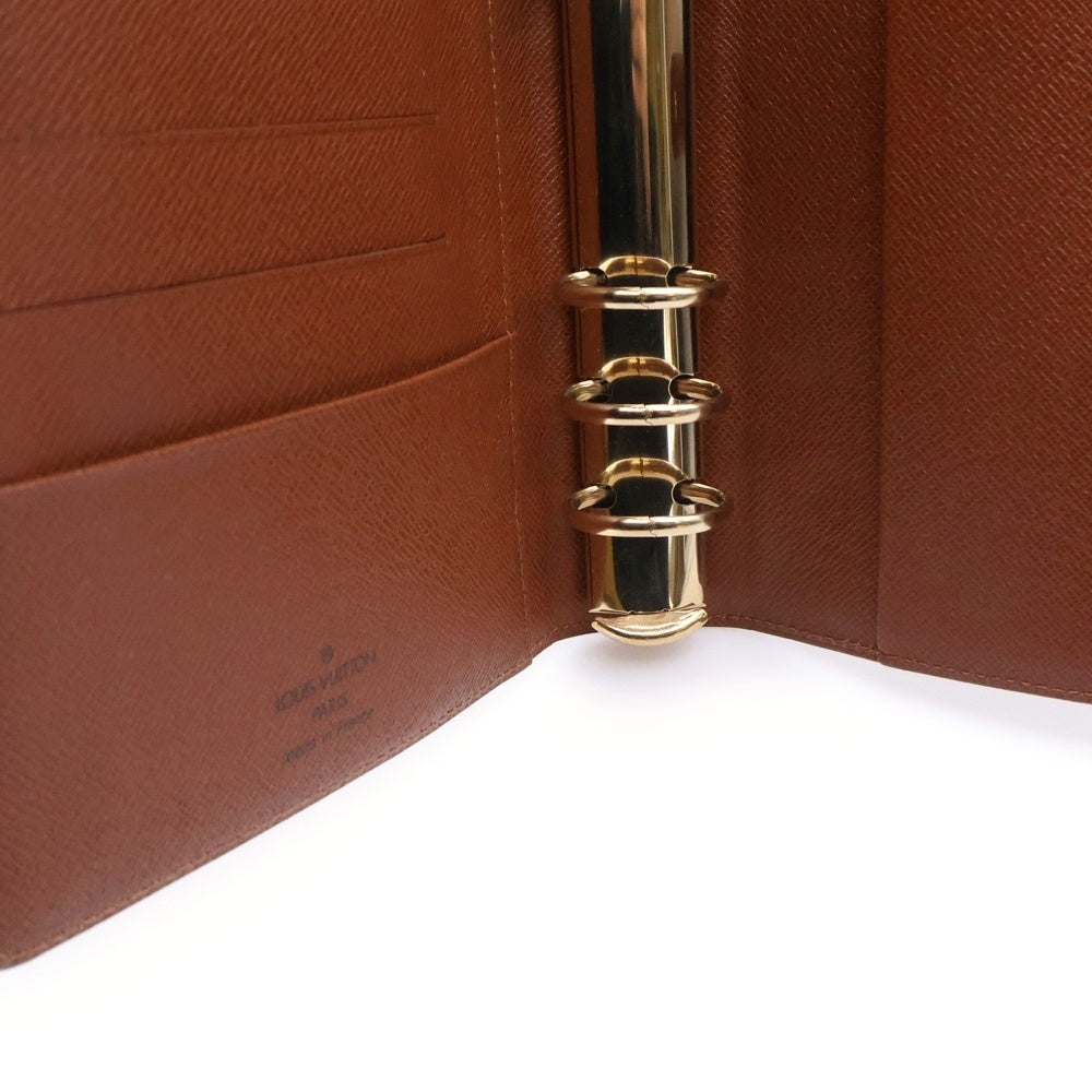 LOUIS VUITTON(ルイヴィトン) エピ アジェンダMM バインダー ブックカバー 手帳カバー ノート ブラウン レザー R2004E レディース