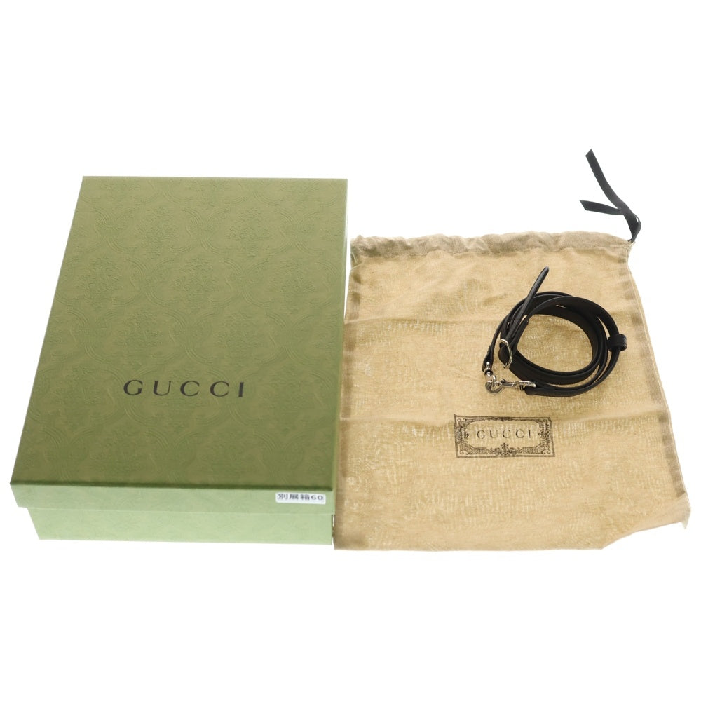 GUCCI(グッチ) GGデニム 2WAY ハンドバッグ ショルダーバッグ ブラック キャンバス 773730 レディース