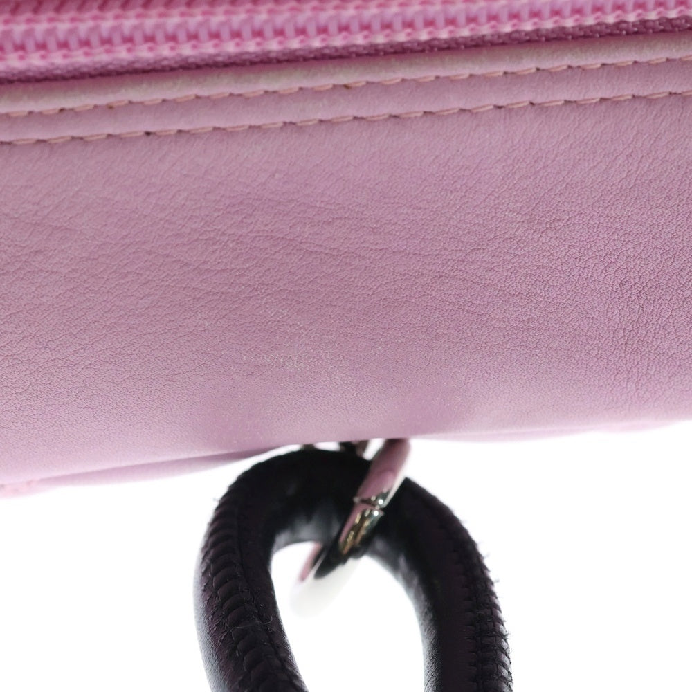 CHANEL(シャネル) カンボンライン ボーリングバッグ ピンク× ブラック