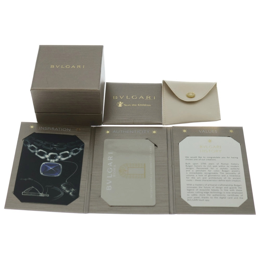 BVLGARI(ブルガリ) セーブザチルドレン リング 指輪 シルバー×ブラック Ag925 #60 6.8g