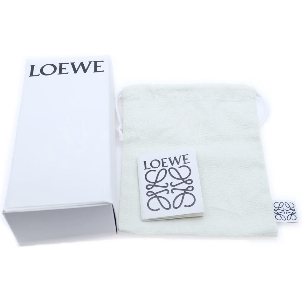 LOEWE(ロエベ) パファー ゴヤチャーム ゴヤケース バッグチャーム キーホルダー オレンジ レザー ゴールド金具 レディース